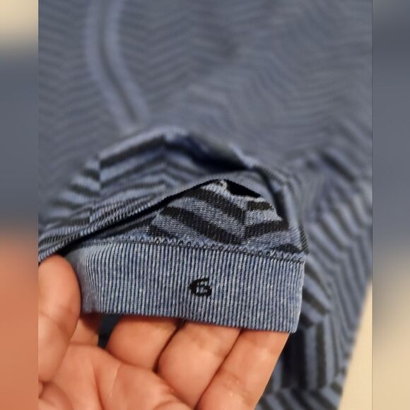 Lululemon Run Swiftly Tech Racerback Tank Top in Heathered Harbor Blue Size 6 - Picture 5 of 9